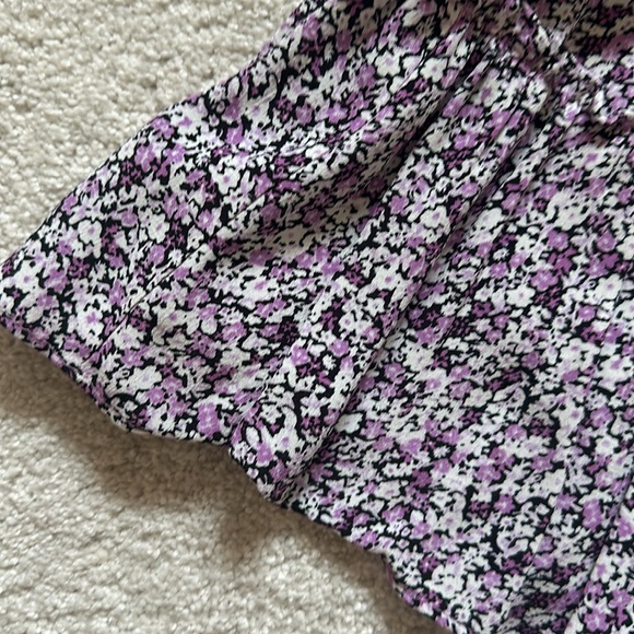 Zara floral pleated mini skirt skort - Picture 3 of 4